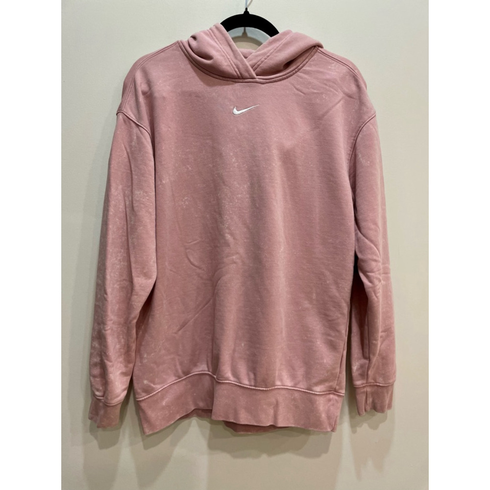 Nike Center Swoosh Hoodie XS Pink Pullover Oversized Baggy Classic Streetwear